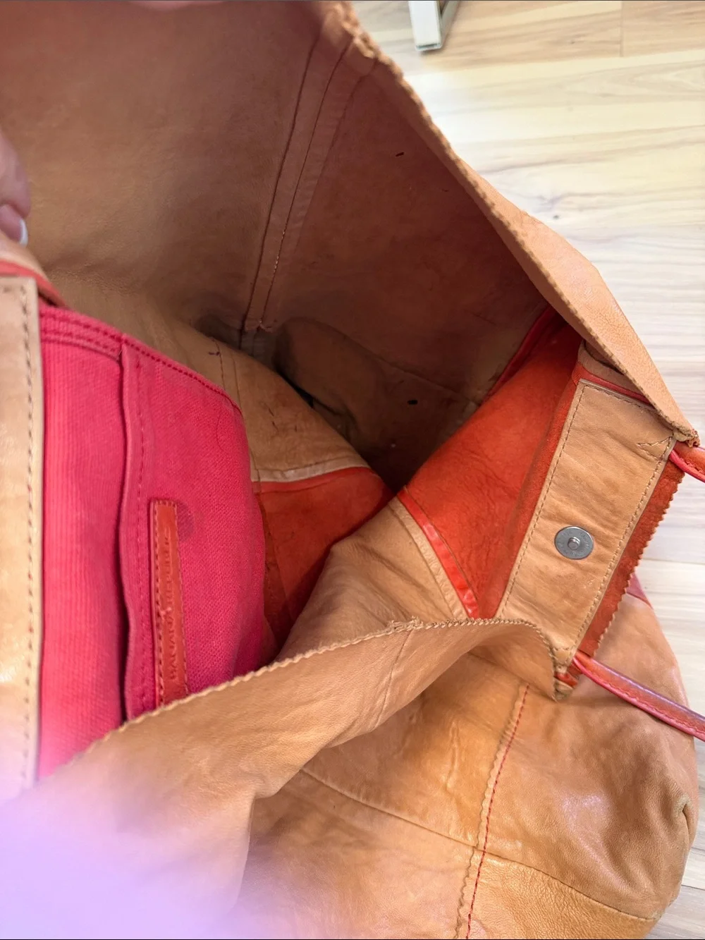 Banana Republic roomy leather